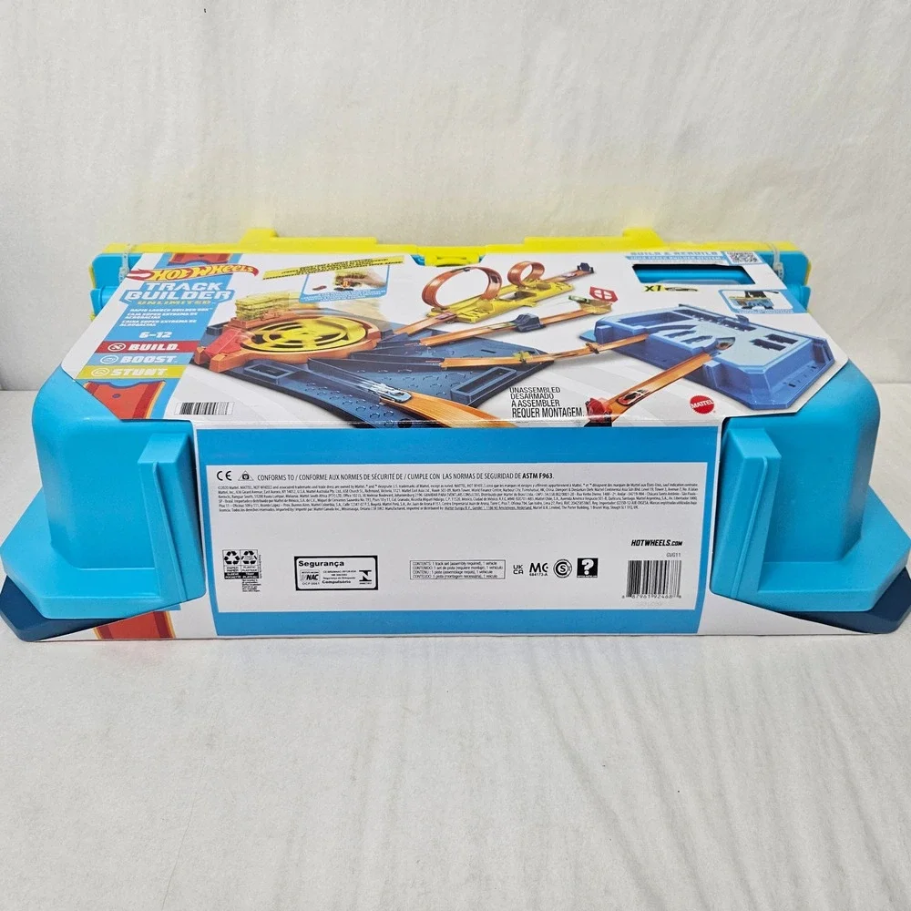 Hot Wheels Track Builder Unlimited Rapid Launch Builder GVG11‎ New Cracked Lid